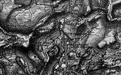 Old map of Afon Barlwyd in 1899