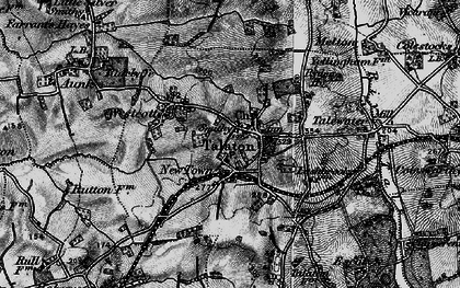 Old map of Talaton in 1898