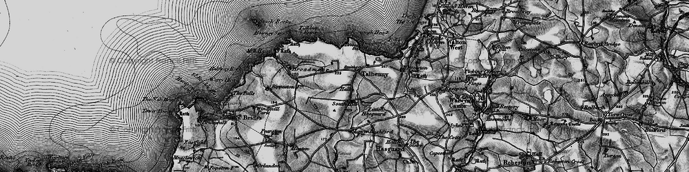 Old map of Talbenny in 1898