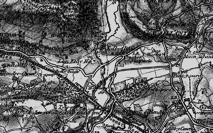 Old map of Talbot Green in 1897