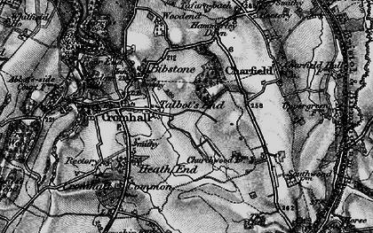 Old map of Talbot's End in 1897