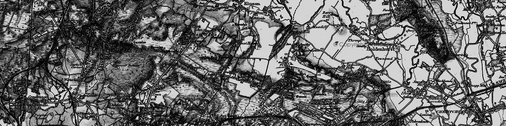 Old map of Talbot Village in 1895