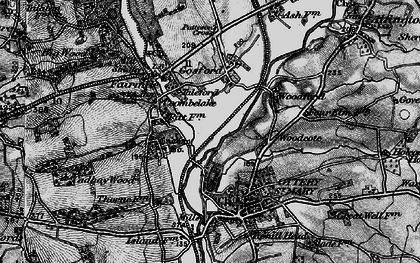 Old map of Taleford in 1898