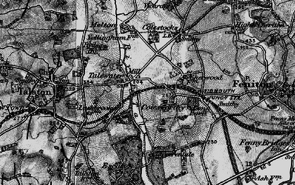 Old map of Talewater in 1898