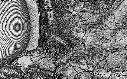Old map of Talgarth's Well in 1896