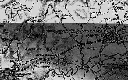 Old map of Tame Bridge in 1898