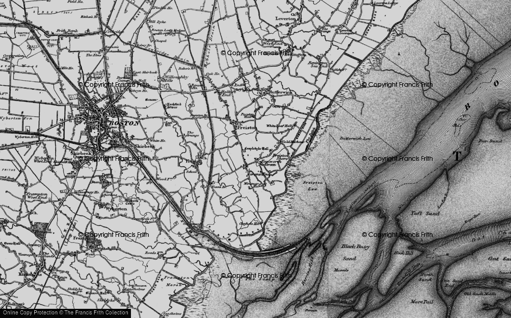 Old Map of Tamworth Green, 1898 in 1898