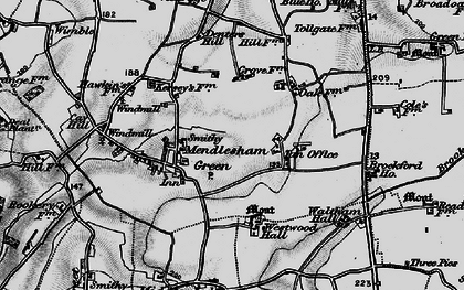 Old map of Tan Office in 1898