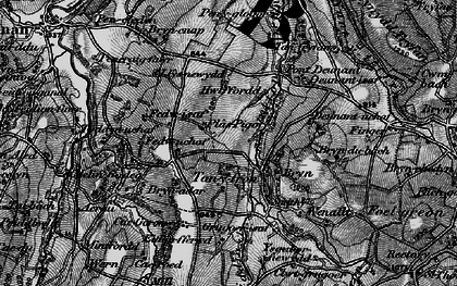 Old map of Bryn Bigad in 1897
