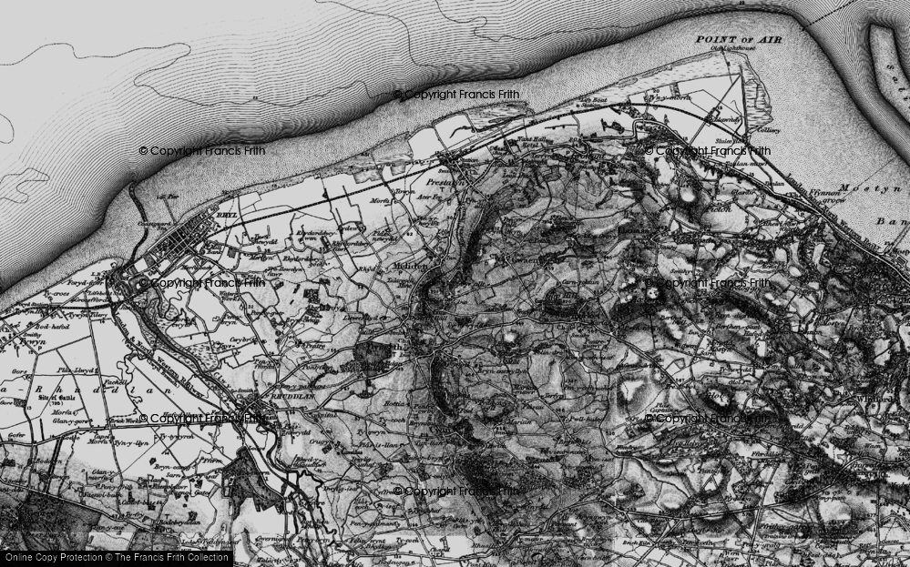 Old Map of Tan-yr-allt, 1898 in 1898