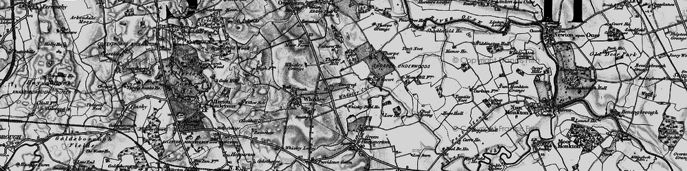 Old map of Whixley Field Ho in 1898