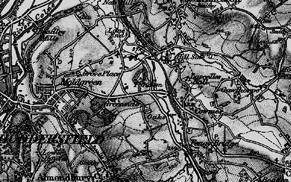 Old map of Tandem in 1896