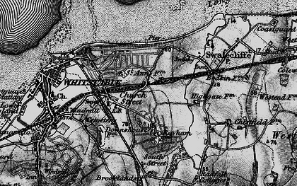 Old map of Tankerton in 1894