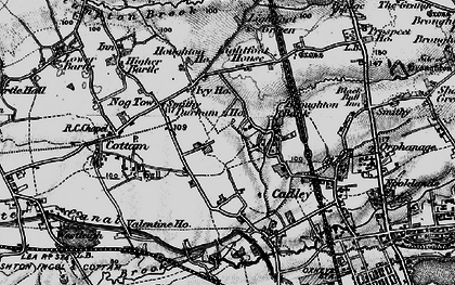Old map of Tanterton in 1896