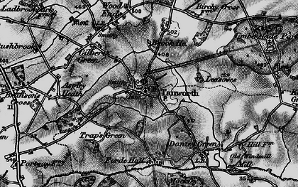 Old map of Tanworth-in-Arden in 1898