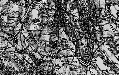 Old map of Tanyfron in 1897