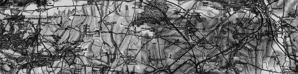 Old map of Tarlton in 1896