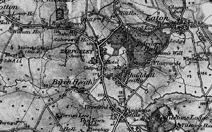 Old map of Tarporley in 1897