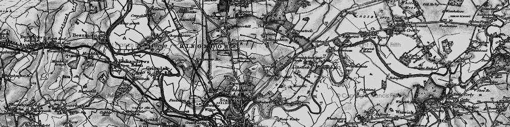 Old map of Tarraby in 1897