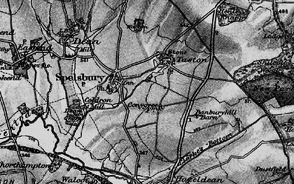 Old map of Taston in 1896