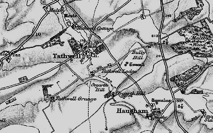 Old map of Tathwell in 1899