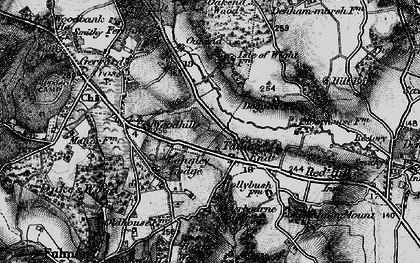 Old map of Tatling End in 1896