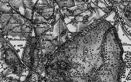 Old map of Tatton Dale in 1896