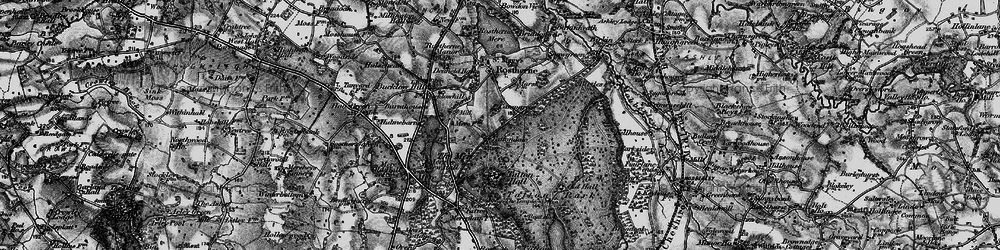 Old map of Tatton Dale in 1896