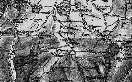 Old map of Braintris in 1896