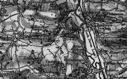 Old map of Tawstock in 1898