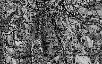 Old map of Taxal in 1896