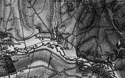 Old map of Taynton in 1896