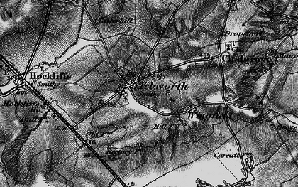 Old map of Tebworth in 1896