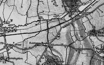 Old map of Teddington Hands in 1898