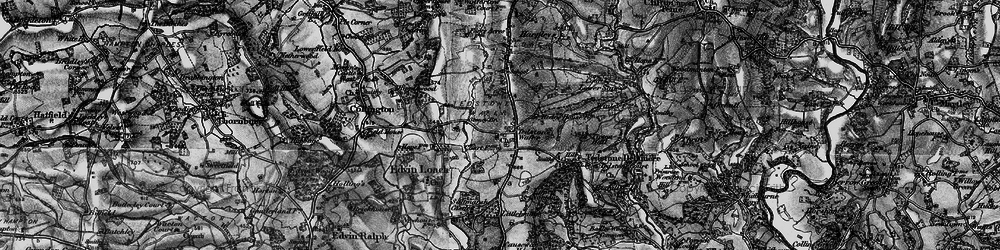Old map of Tedstone Wafer in 1899