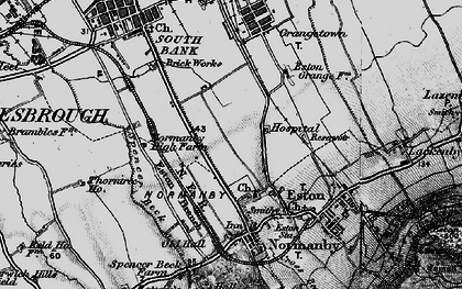 Old map of Teesville in 1898