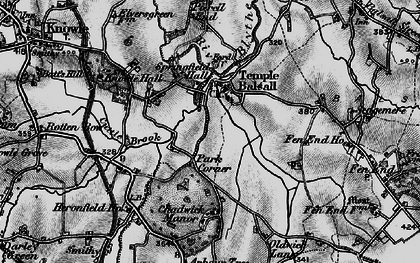 Old map of Temple Balsall in 1899