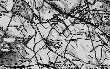 Old map of Acorn Bank in 1897