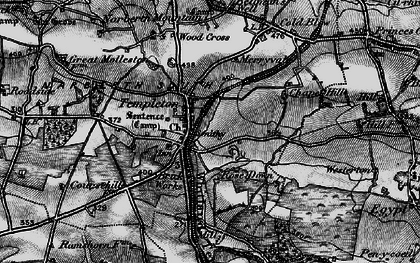 Old map of Templeton in 1898