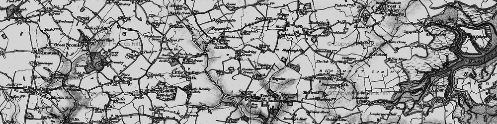 Old map of Tendring Green in 1896