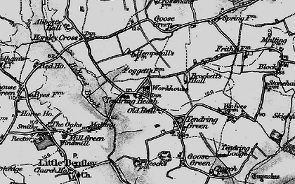 Old map of Tendring Heath in 1896