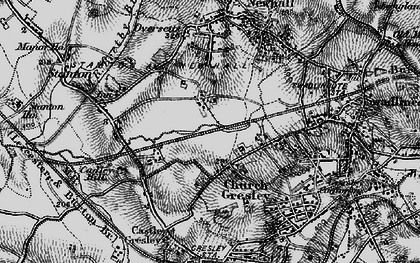 Old map of Stanton in 1898