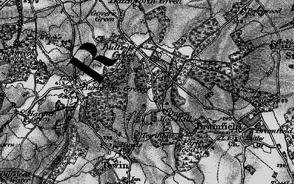 Old map of Tewin Wood in 1896