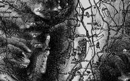 Old map of Thackthwaite in 1897