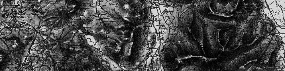 Old map of Thackthwaite in 1897