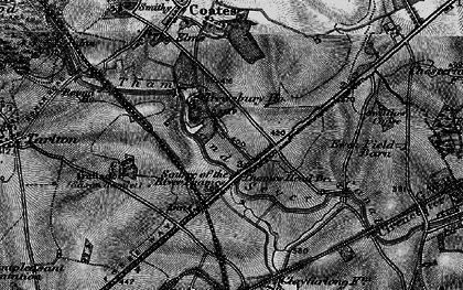 Old map of Thames Head in 1896