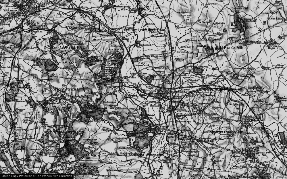 Old Map of The Alders, 1899 in 1899