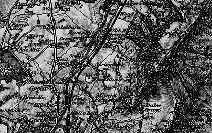 Old map of Ackers Crossing in 1897