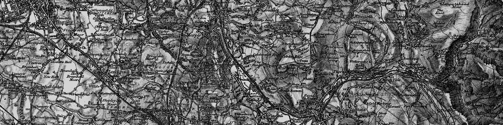 Old map of Capstone in 1896