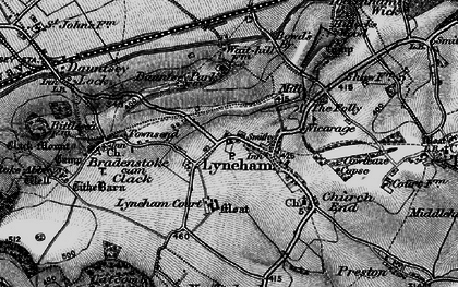 Old map of The Banks in 1898